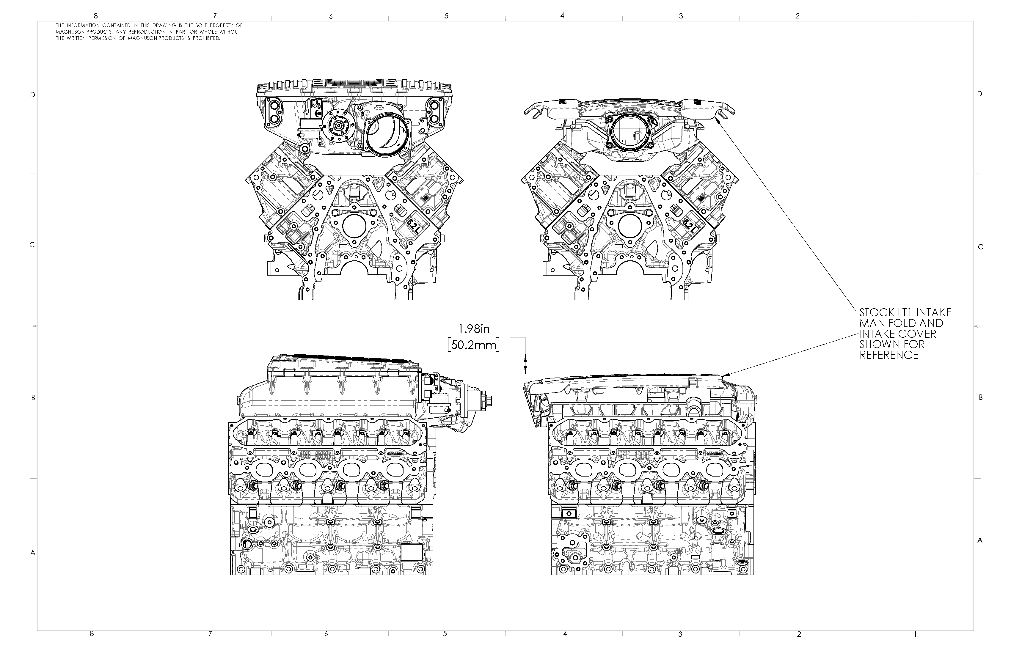 TVS2650R Magnum LT1 Camaro Supercharger System